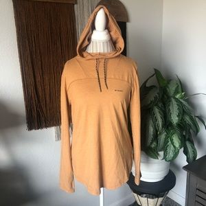 columbia cowl neck hoodie